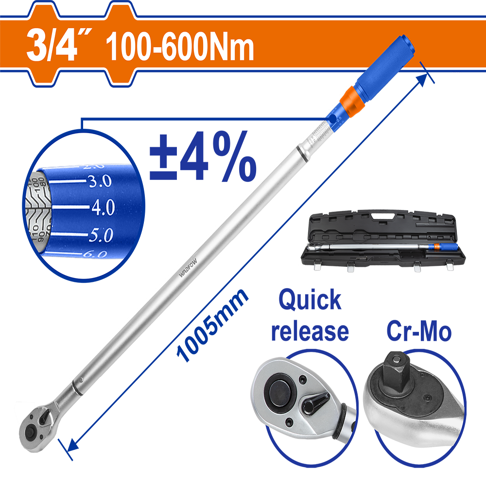 Preset torque wrench WWQ8D31