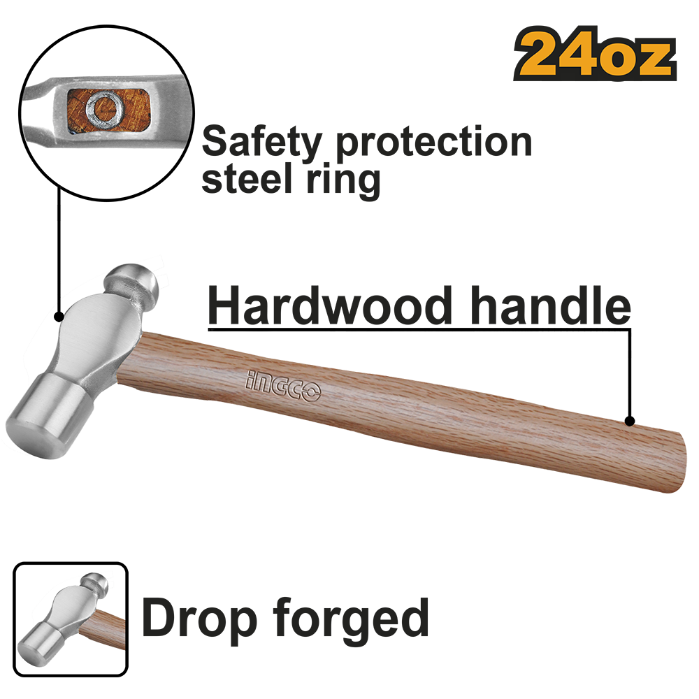 Ball pein hammer HBPH04024