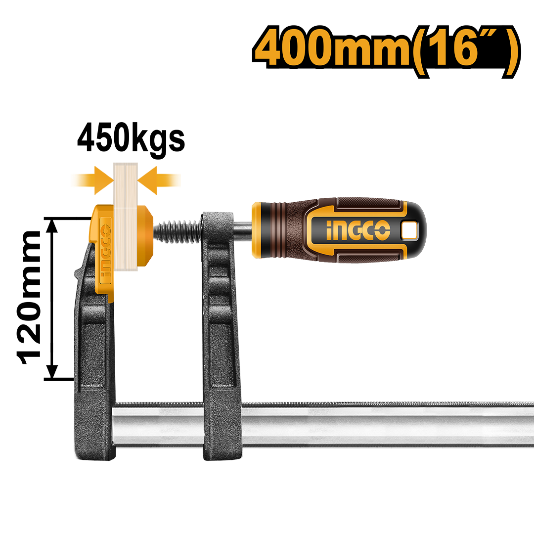 F clamp with plastic handle HFC021204