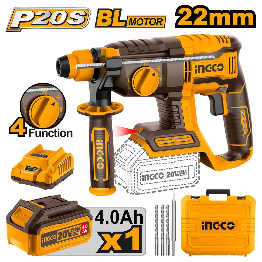Cordless rotary hammer CRHLI202081