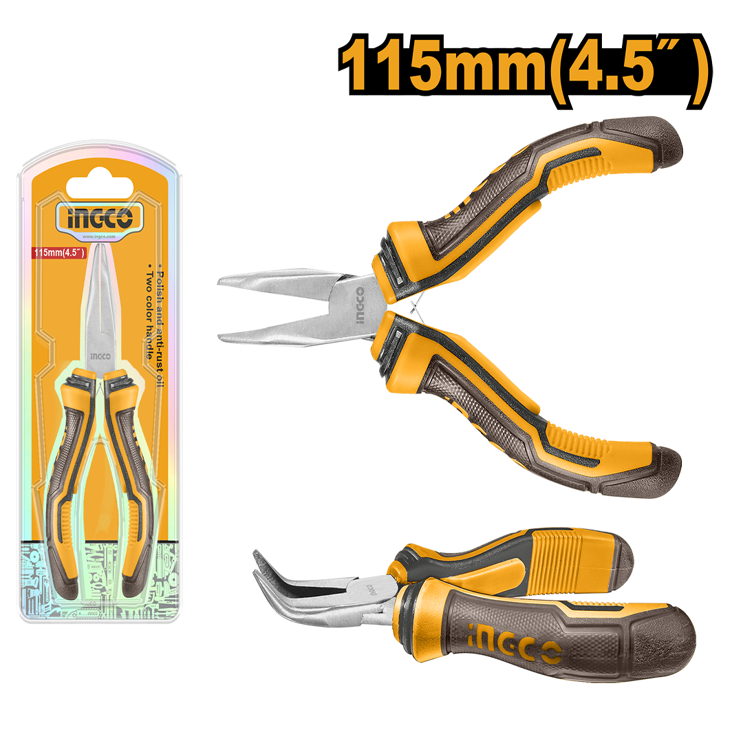 Mini bent nose pliers HMBNP08115