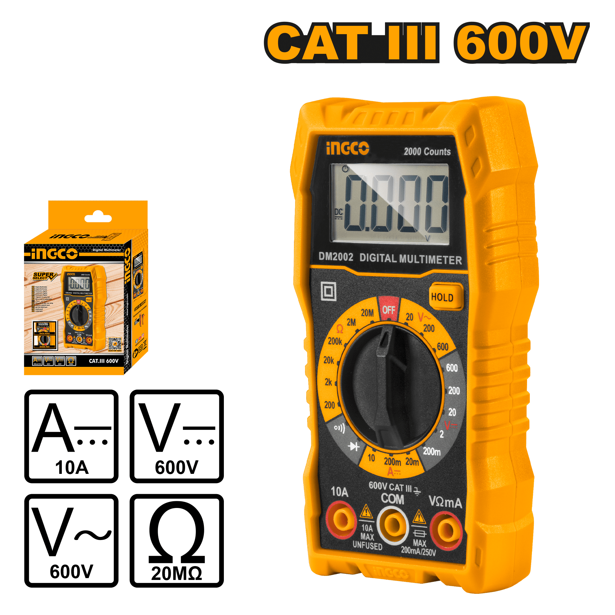 Digital Multimeter Voltage DM200