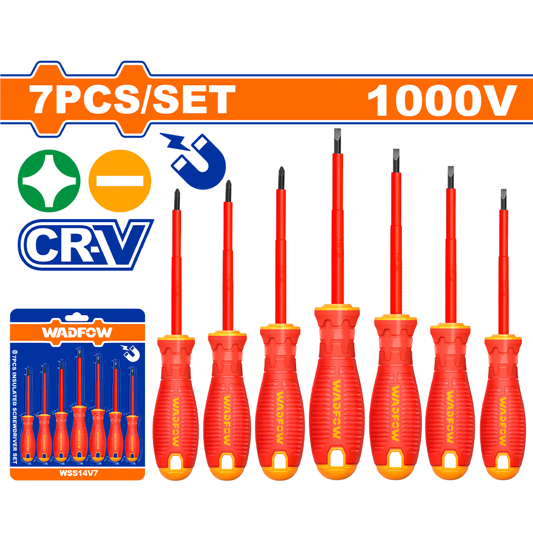 7 Pcs Insulated screwdriver set