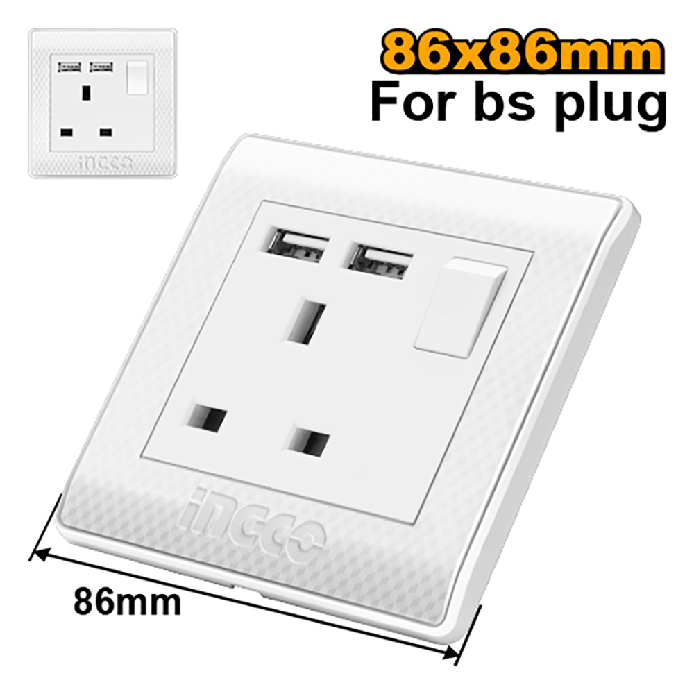 Socket with USB outlet HESST0113AUS