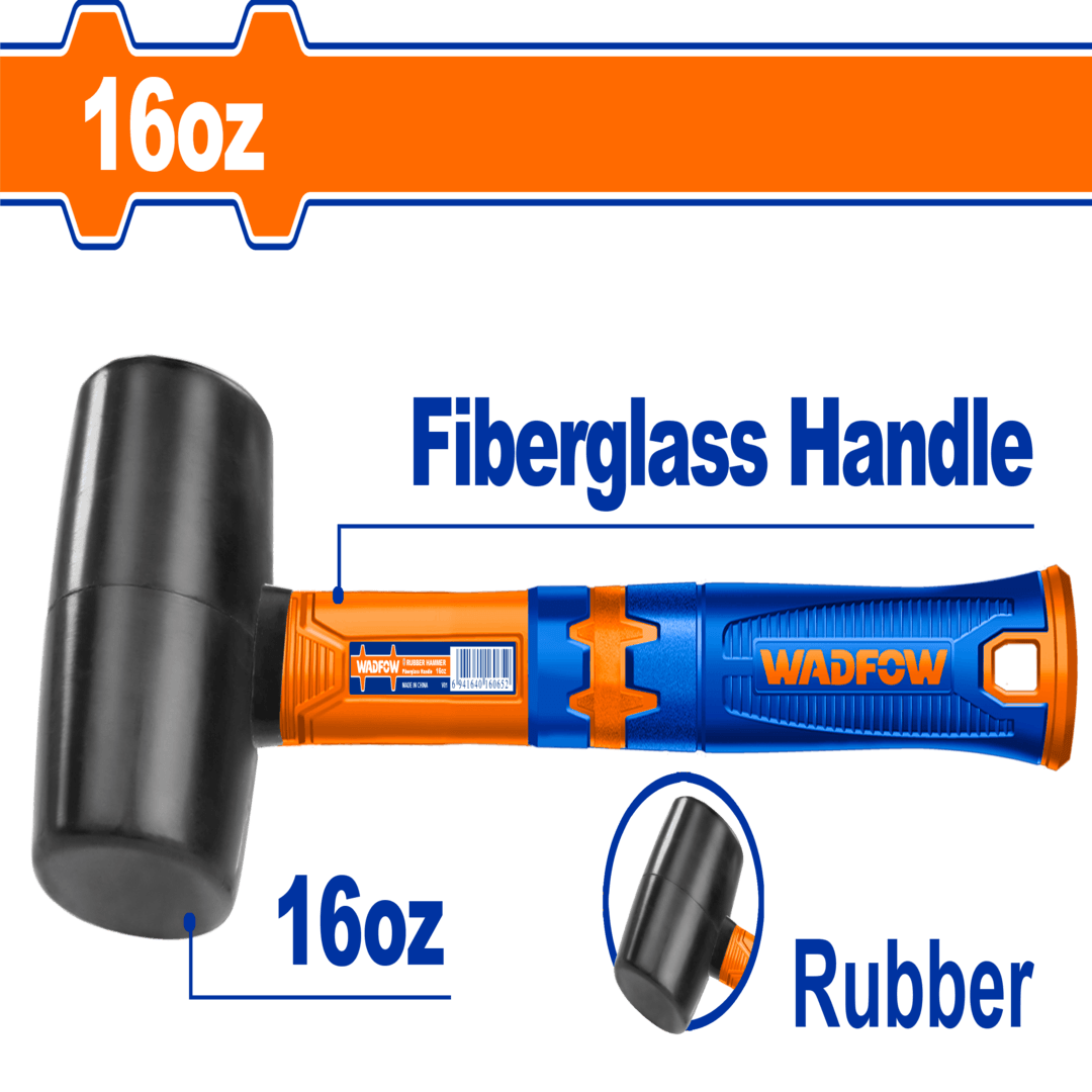 Rubber hammer Weight:16oz/450gWHM7302