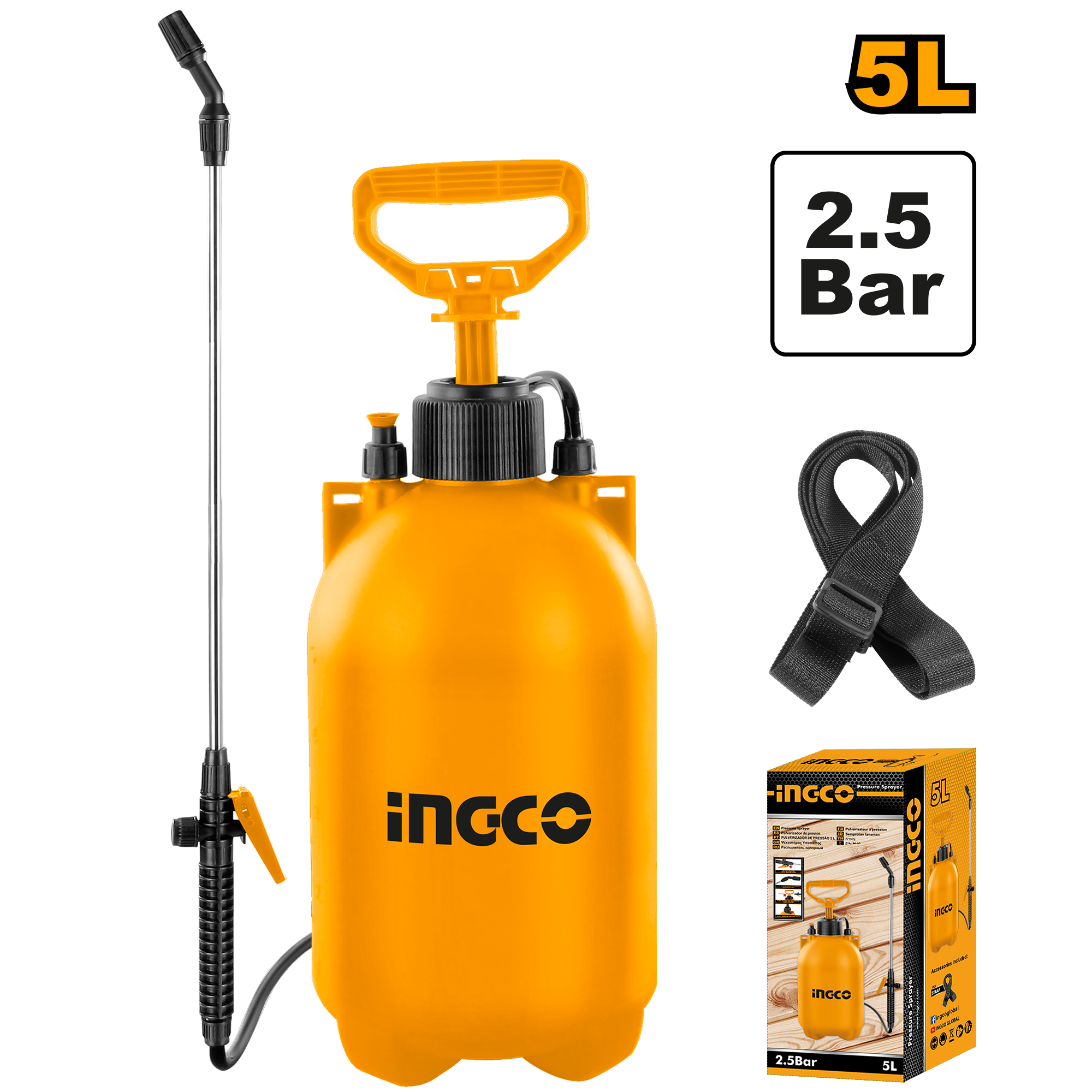 Pressure Sprayer 5L HSPP3051