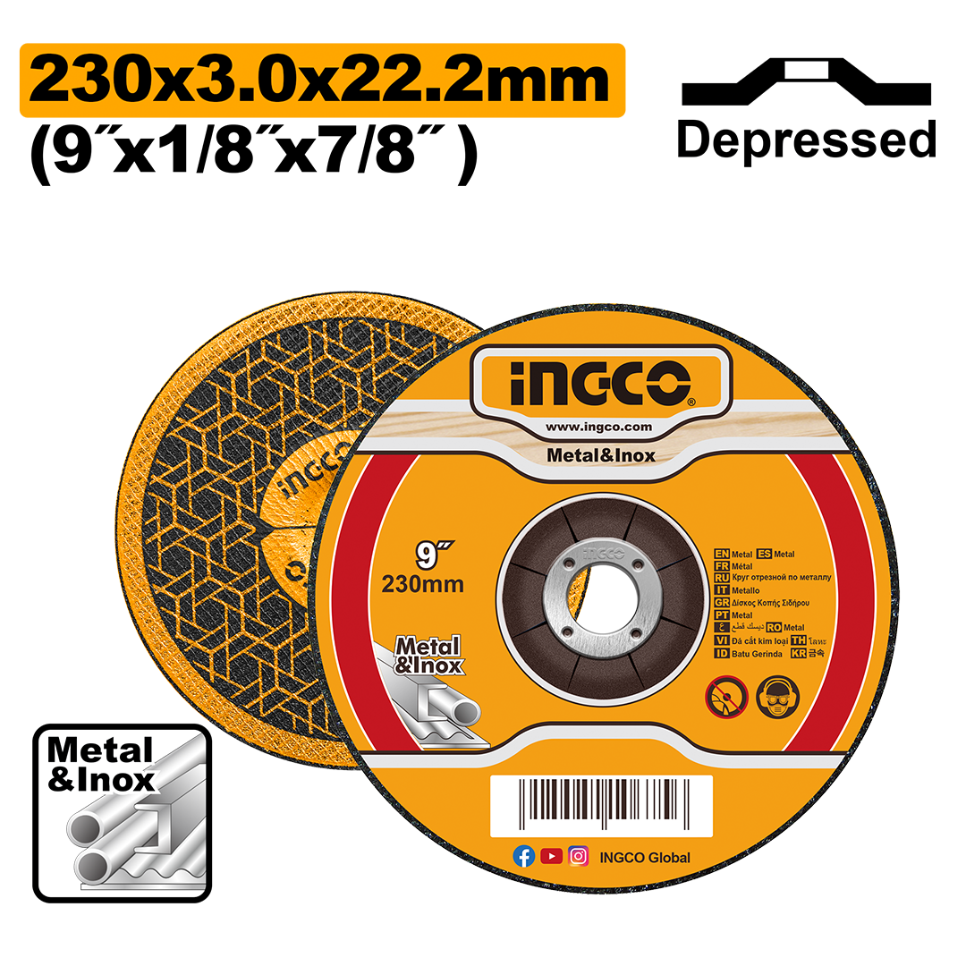 Abrasive metal cutting disc MCD302301HA