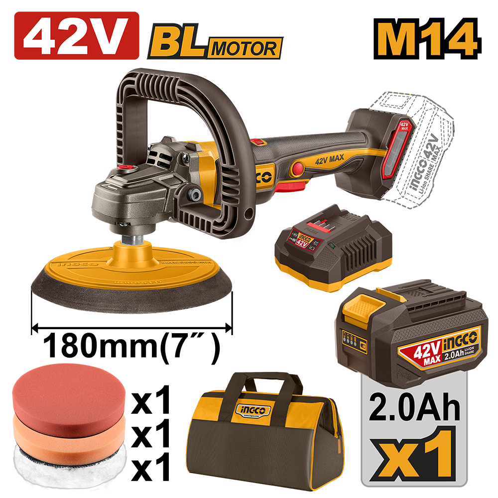 Cordless polisher APLI42181