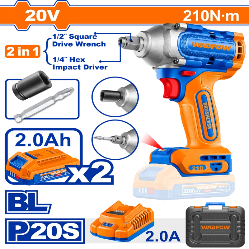 Cordless impact driver&wrench (WCD3B21)