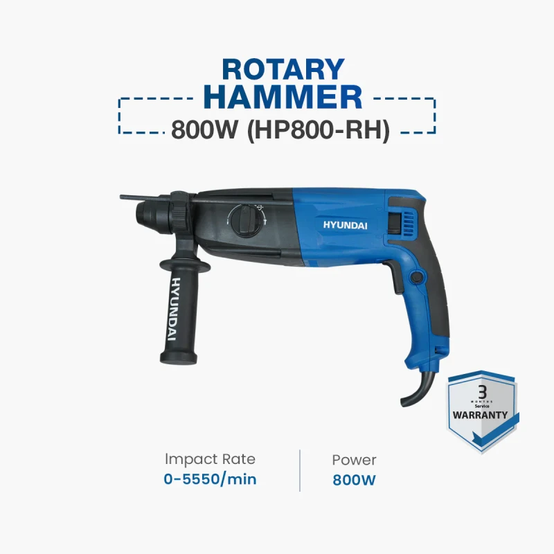Hyundai Rotary Hammer 800W (HP801-RH)