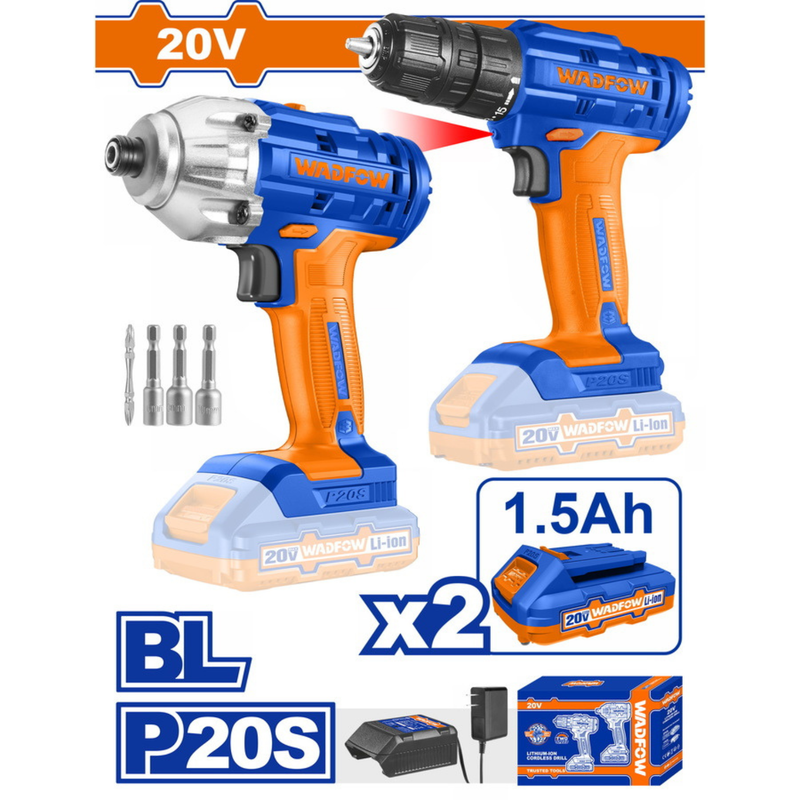 Lithium-Ion cordless 2 pcs combo kit (WCK2016)