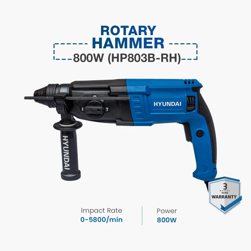 Hyundai Rotary Hammer 800W (HP803B-RH)