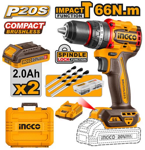Compact Brushless Cordless Impact Drill (CIDLI20668)