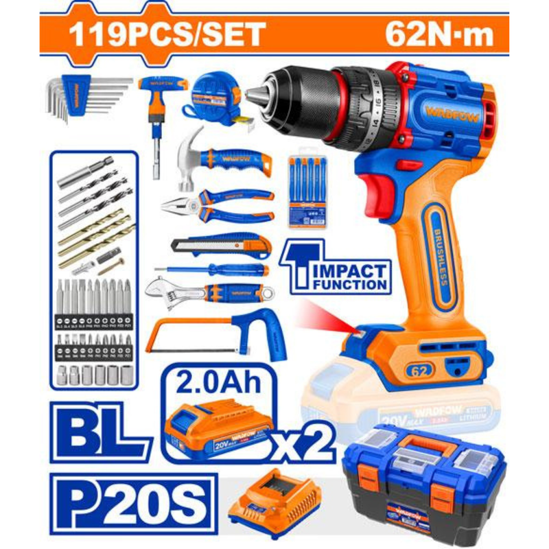 119 Pcs Tools set (WDT4B119)
