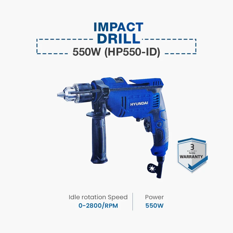 Hyundai Impact Drill 550W (HP550-ID)