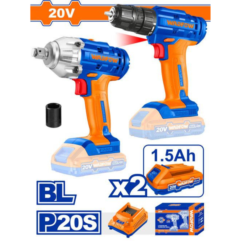 Lithium-ion cordless 2 pcs combo kit (WCK2017)