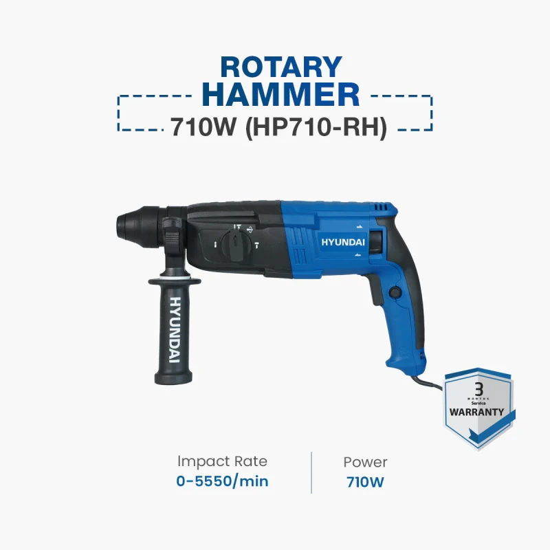 Hyundai Rotary Hammer 710W (HP710-RH)