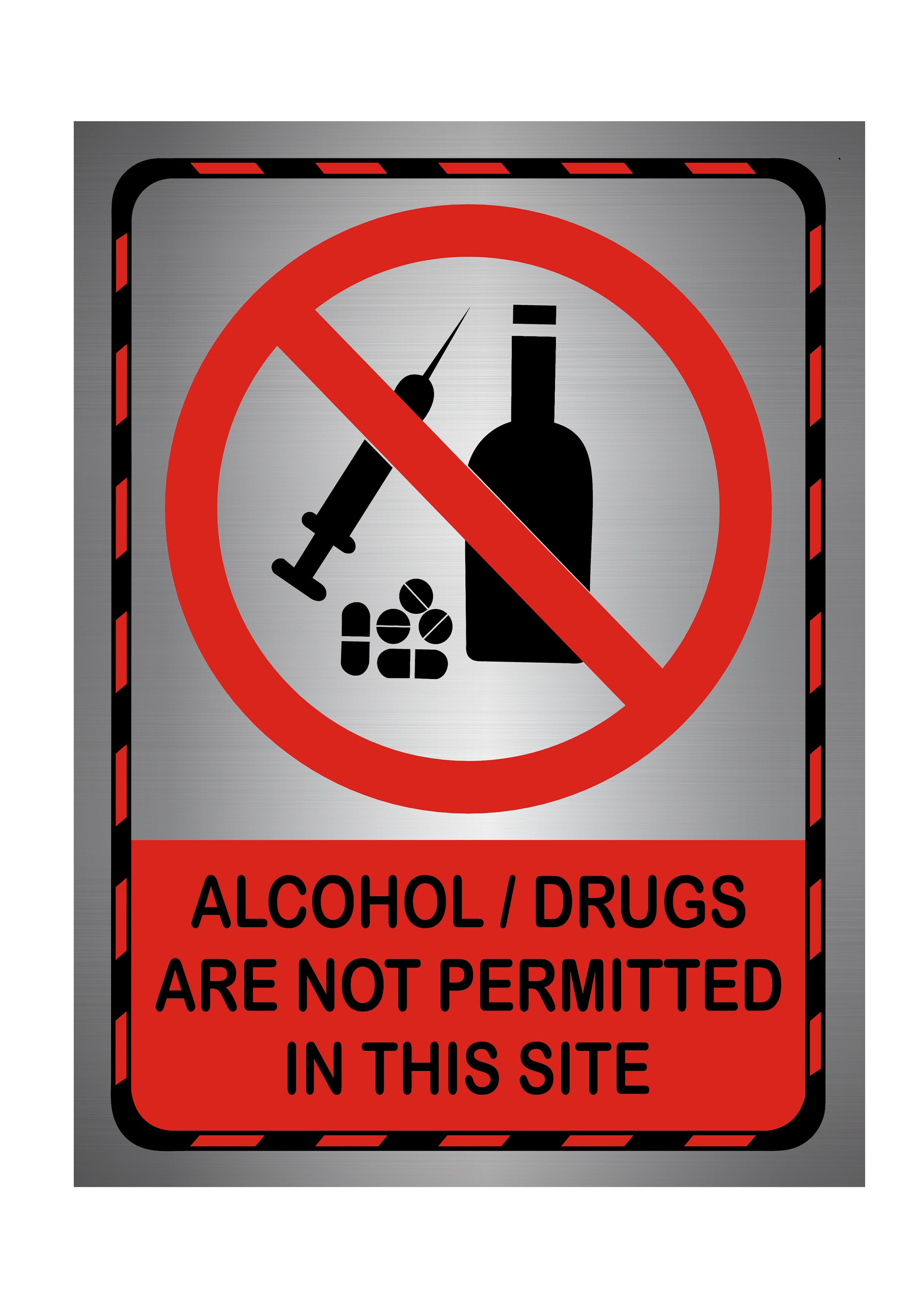 No Drugs Allowed Sign