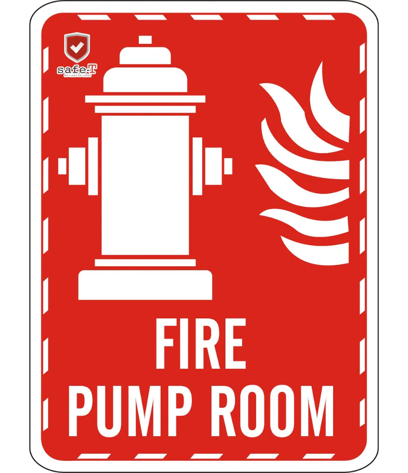 Fire Pump Room Sign