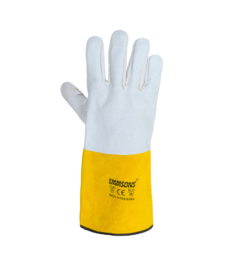 Argon welding gloves   (Goat skin leather + cow leather)