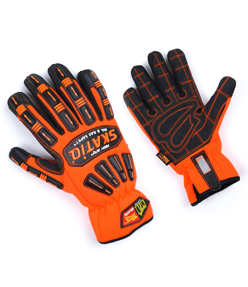 SKATIQ SAFETY & Gas Impact Safety Gloves (SG-1300-G)