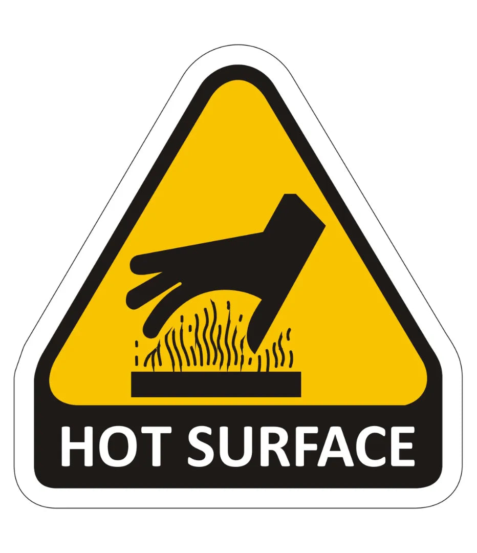 Hot Surface Sign