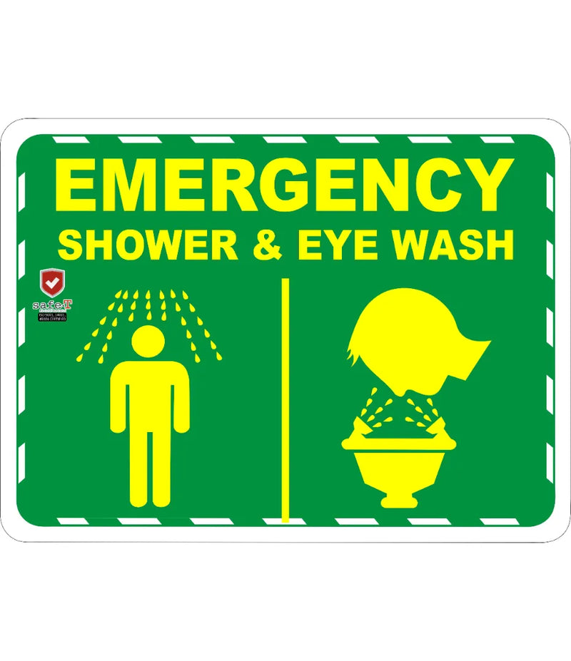 Emergency Shower & Eye Wash Sign