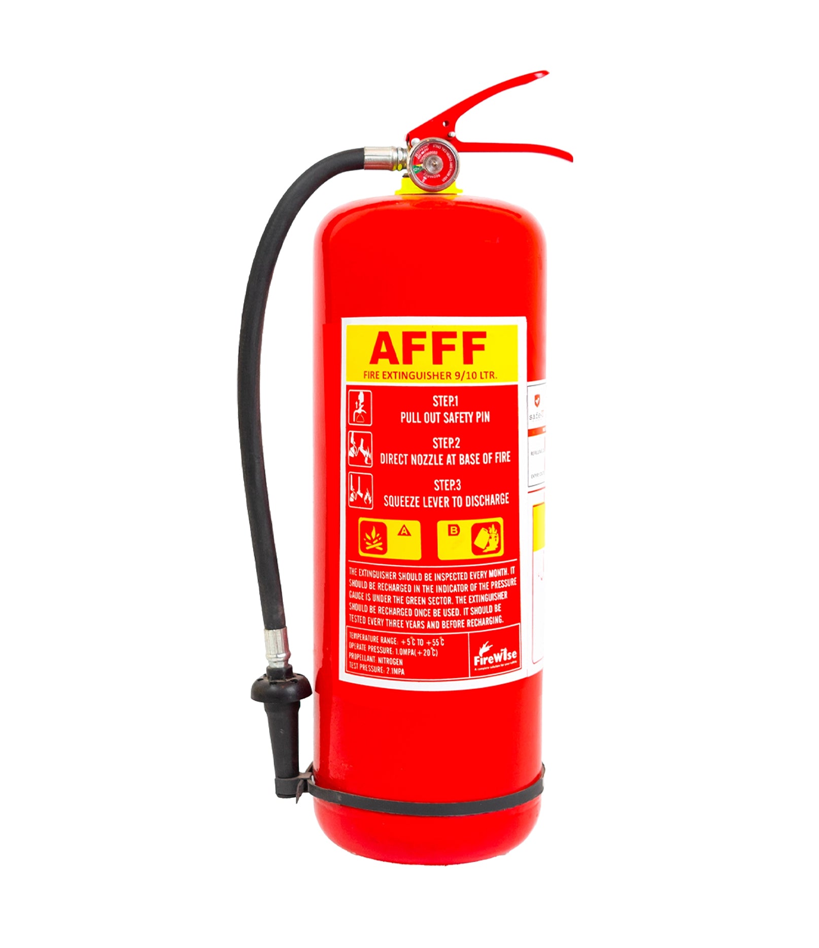 AFFF Fire Extinguisher 10 Ltr with all accessories (Brand: Firewise)
