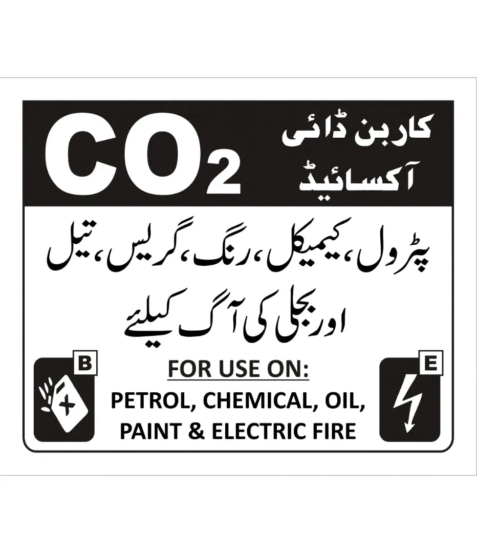 Carbon Dioxide Sign