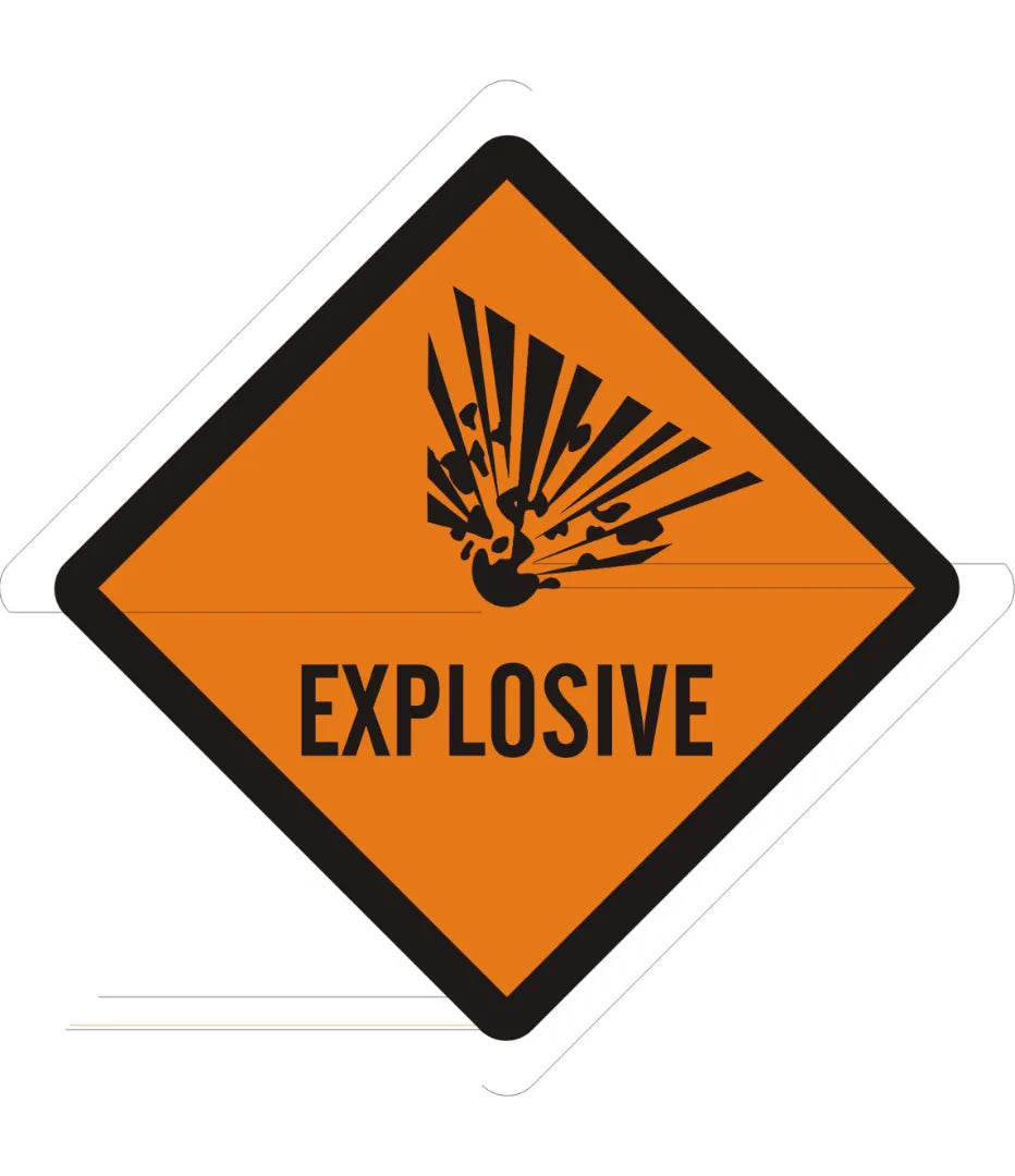 Explosive Sign