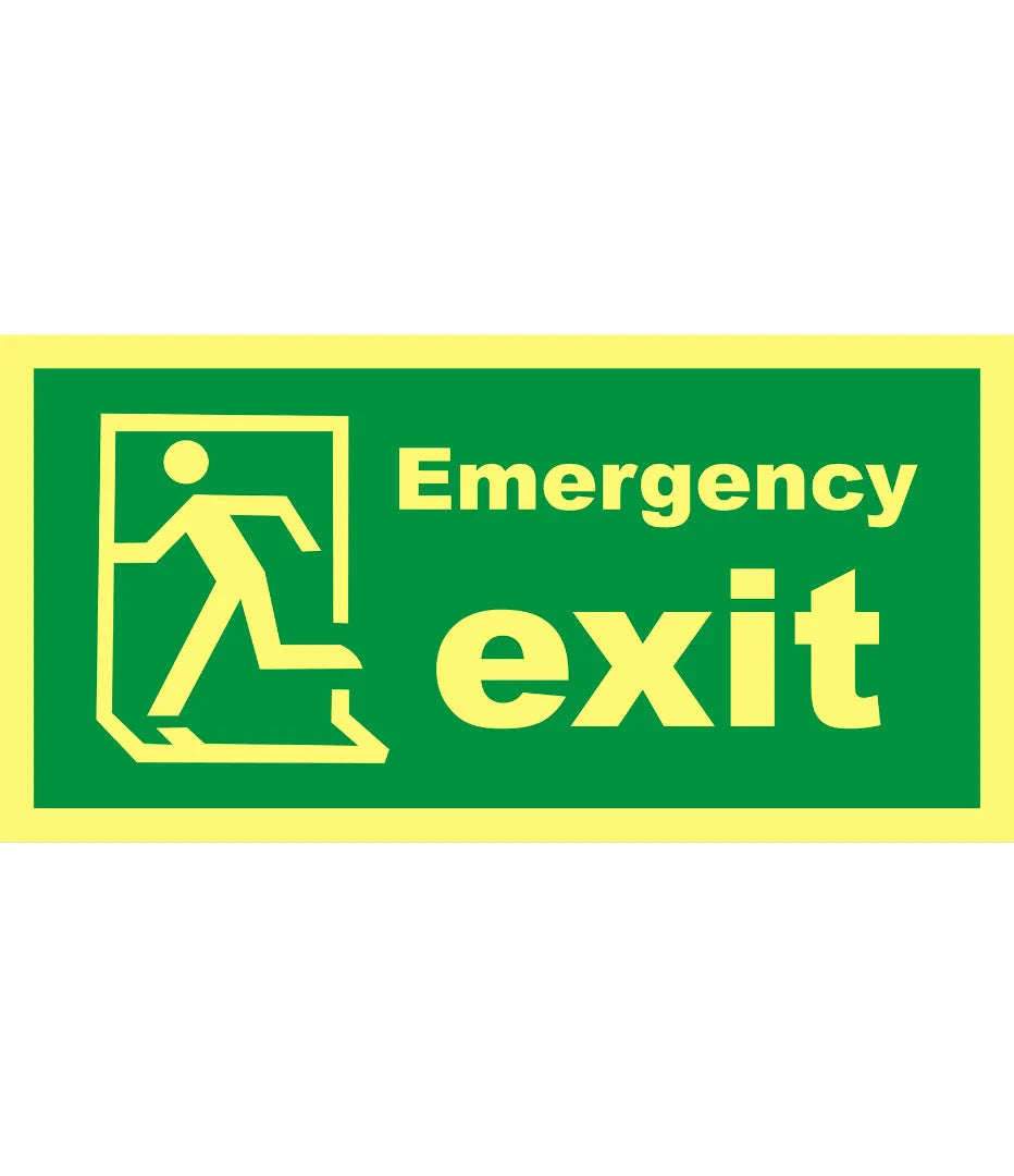 Emergency Exit Sign