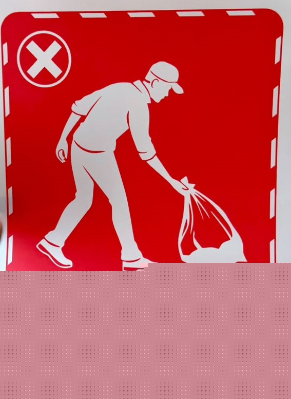 Throwing garbage here is prohibited