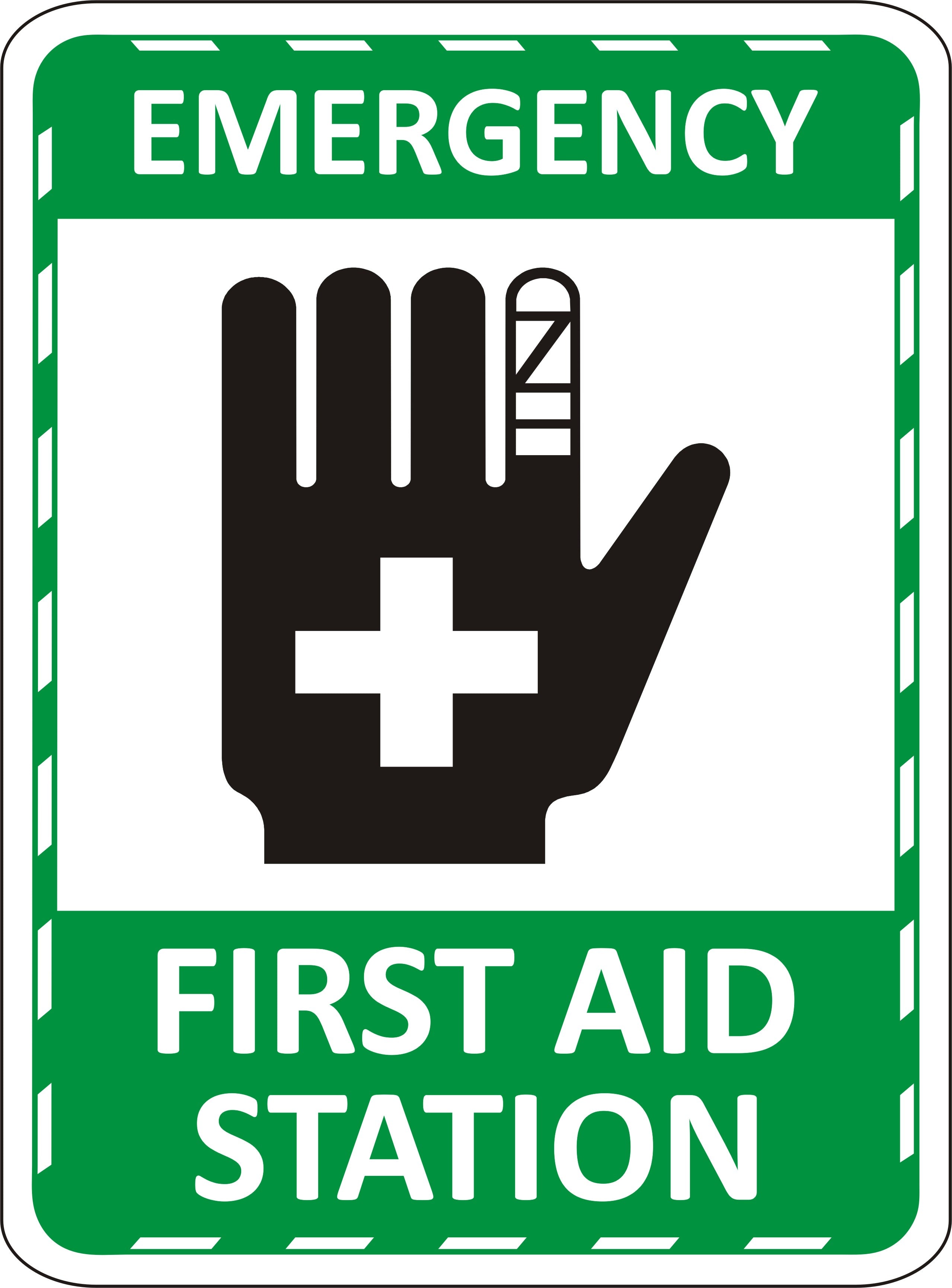 First Aid Station Sign