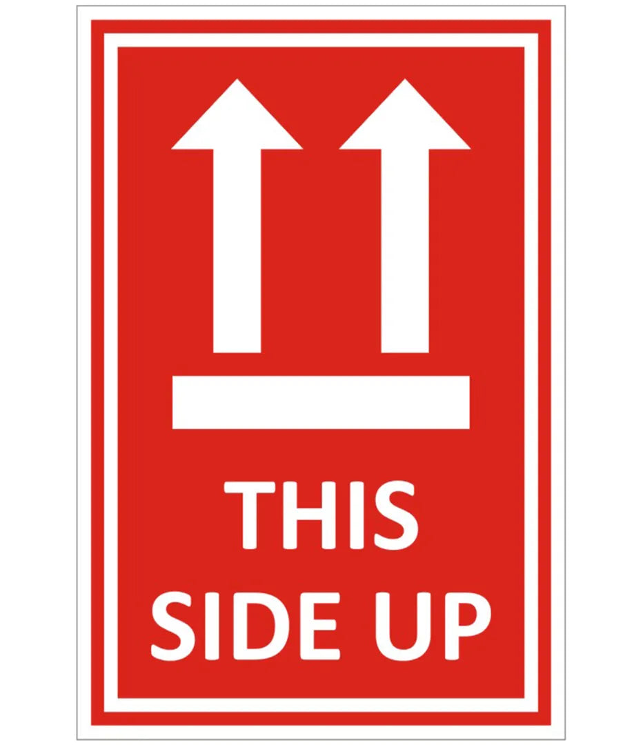 This Side Up Sign