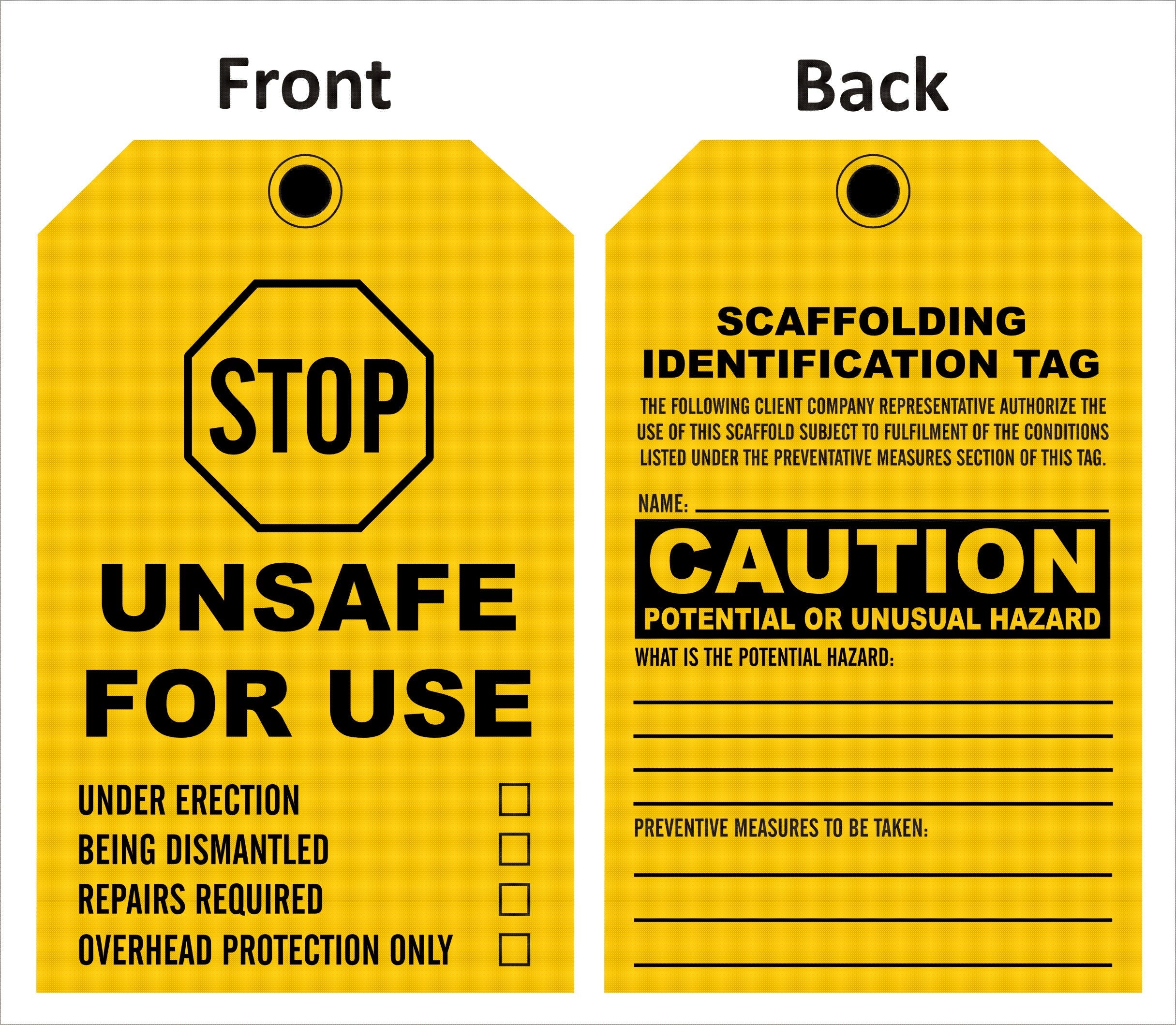 Unsafe For Use Sign