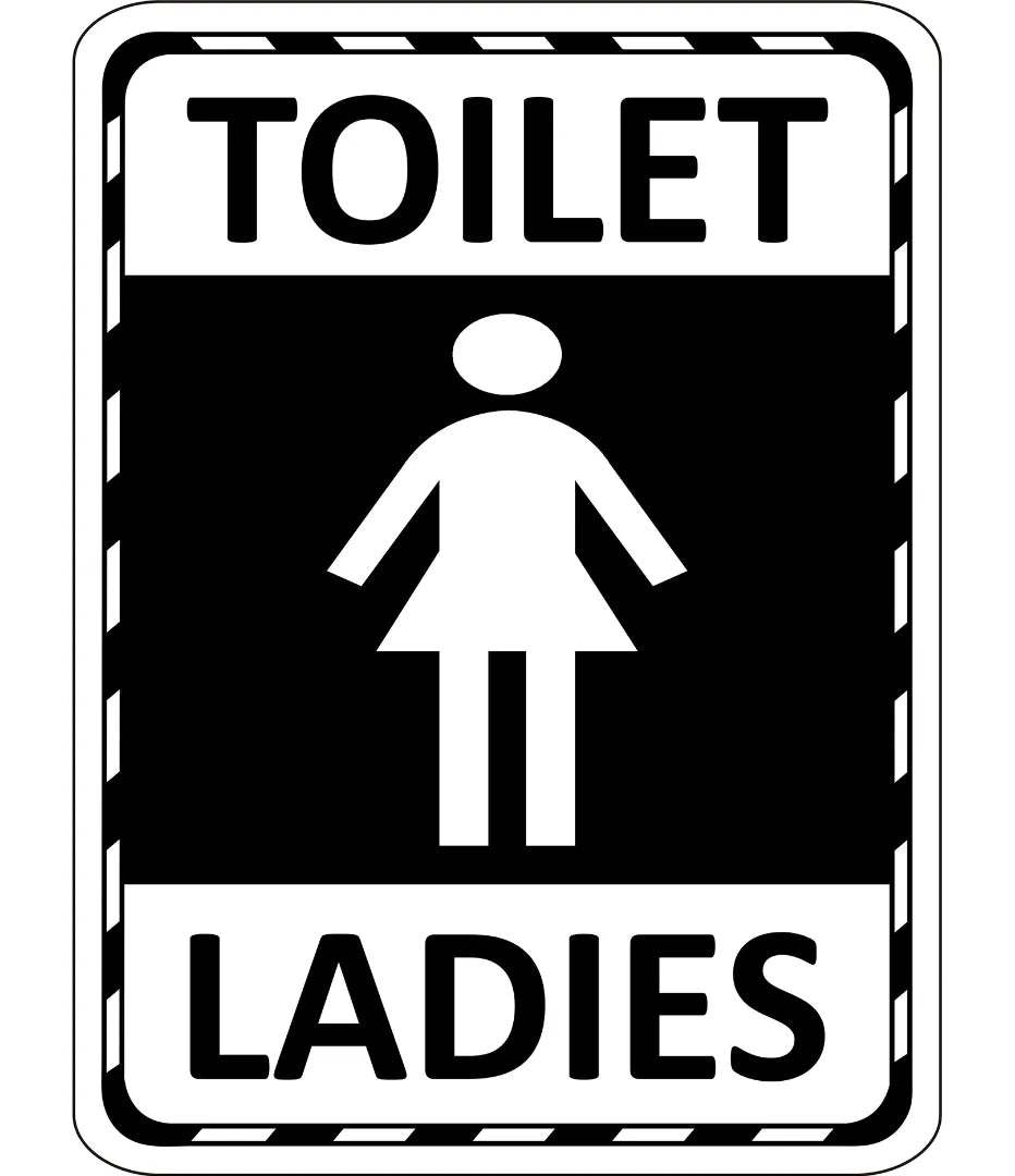 Ladies Toilet Sign